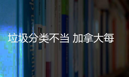 万元每年拿大不当垃圾分类 加损失数百